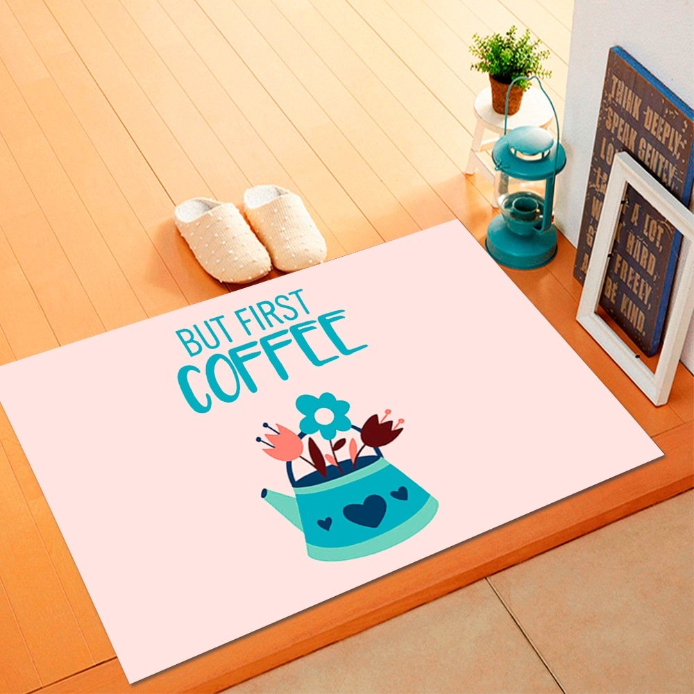 Tapete de Cozinha, Coffee Rosa – 40x60cm