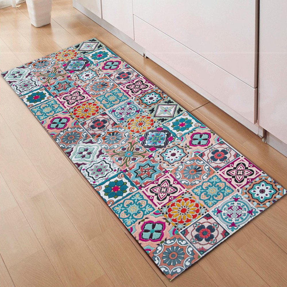 Passadeira de Cozinha, Ladrilho Roxo - 40x120cm