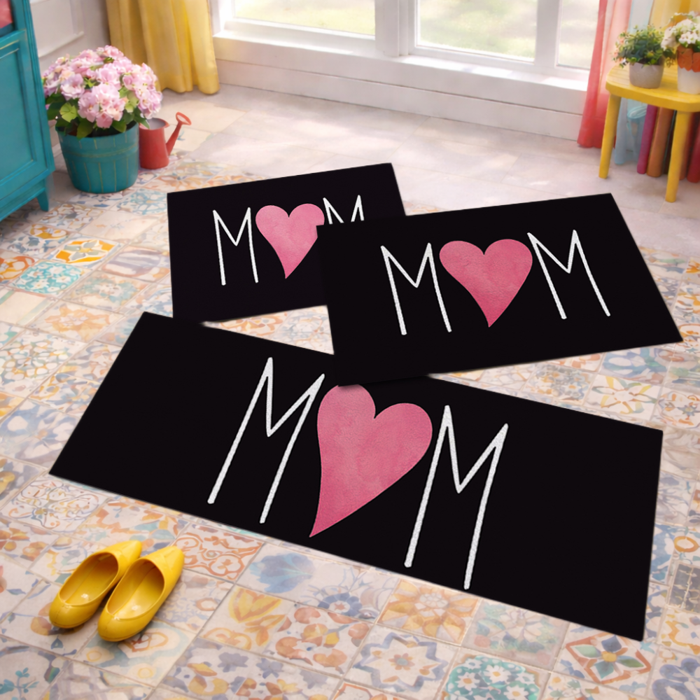 Jogo de Tapete de Cozinha, Mom - 3 Pças