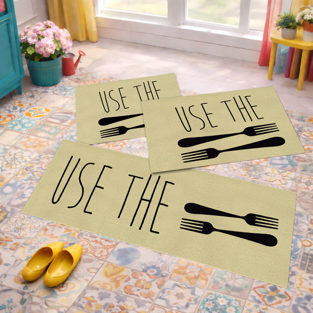 Jogo de Tapete de Cozinha, Use The - 3 Pças